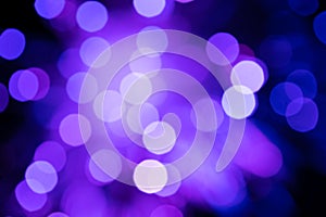 a defocused purple optical fibre as a flare background