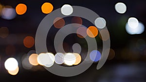 Defocused urban abstract texture background, blurred lights , City night light,