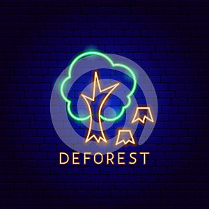 Deforest Neon Label photo