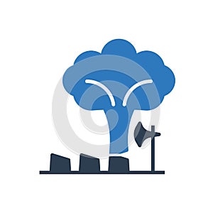 Deforestation Icon - Cut Tree Icon