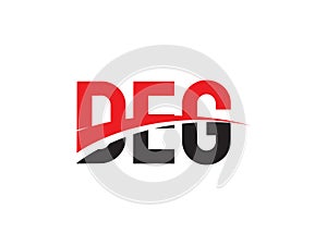 DEG Letter Initial Logo Design Vector Illustration photo