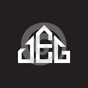 DEG letter logo design on black background. DEG creative initials letter logo concept. DEG letter design photo