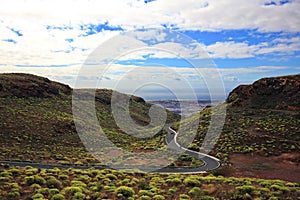 Degollada de la Yegua is a plateau in Gran Canaria photo