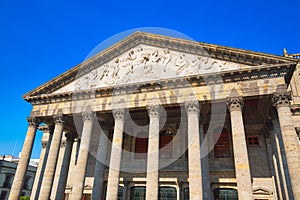 Degollado Theater Teatro Degollado located on the Liberation Plaza Plaza de Liberacion in Guadalajara, Mexico photo