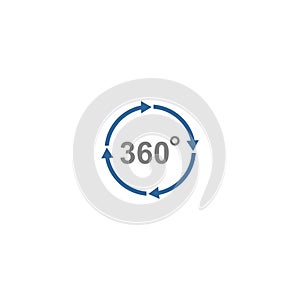 360degree icon vector design symbol