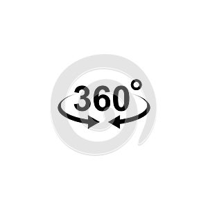 360degree icon vector design symbol