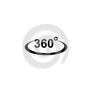 360degree icon vector design symbol