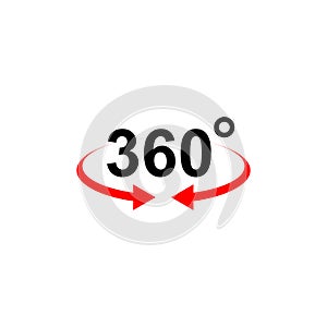 360degree icon vector design symbol