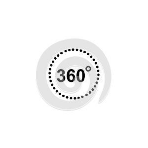 360degree icon vector design symbol