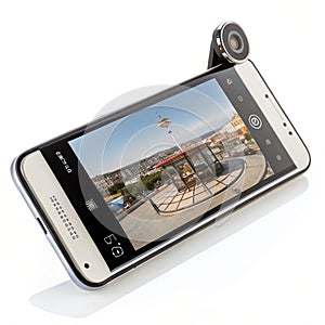 360 Degree Mobile isolated on white background