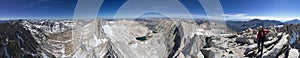 360 Degree Panorama From Mount Abbot photo