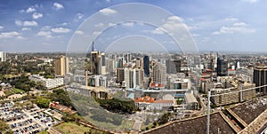 180 degree panorama of Nairobi, Kenya