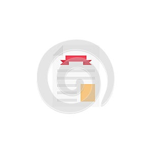 Degree vector flat colour icon