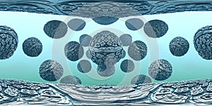 360 degree virtual abstract background, equirectangular projection, environment map. HDRI spherical panorama