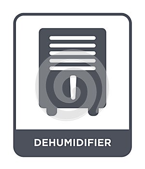 dehumidifier icon in trendy design style. dehumidifier icon isolated on white background. dehumidifier vector icon simple and photo