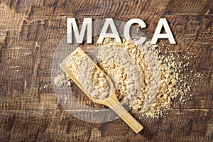 Dehydrated Maca powder, super food from South America