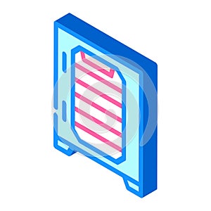 dehydrator laboratory equipment isometric icon vector illustration