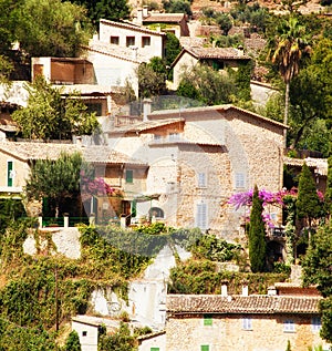 Deia village in Mallorca, Spain