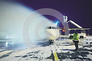 Deicing of the airplane
