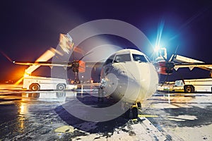 Deicing of the airplane