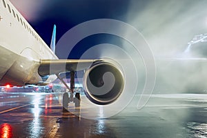 Deicing of the airplane