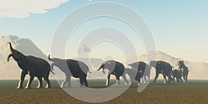 Deinotherium Herd