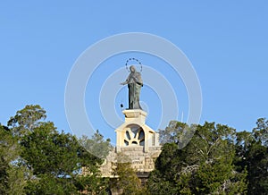 Deir Rafat, Statue of the Virgin Mary,