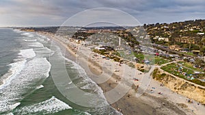 Del Mar, California from above