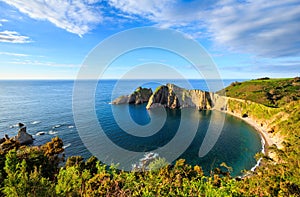 Del Silencio beach (Asturias, Spain). photo