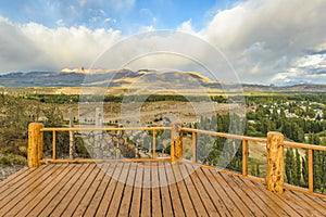 Del Valle Viewpoint, Los Antiguos, Argentina