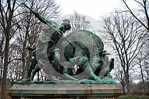 Delacroix monument in the Luxembourg Gardens. Berlin, Germany