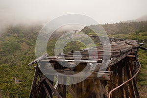 Delapidated Skagway Bridge