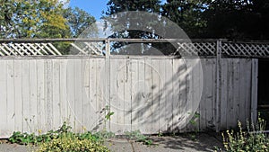 Delapitated Fence needing replacement