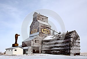 Delapitated Grain Elevator