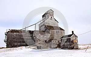 Delapitated Grain Elevator