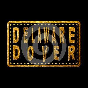 Delaware Dover Seal Map Design