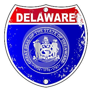 Delaware Interstate Sign