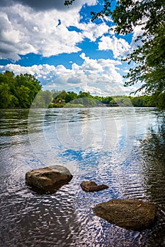 The Delaware River, north of Easton, Pennsylvania.