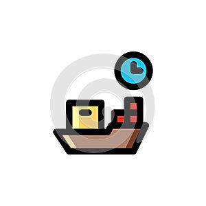 Delay Shipping Icon