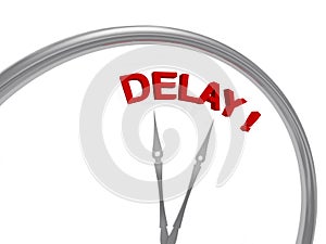 Delay word on clock