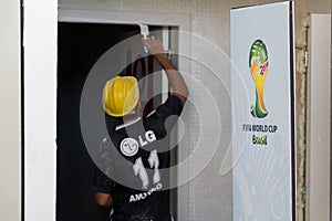 Delay in the works of the FIFA World Cup 2014 Brazil