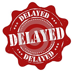 Delayed sign or stamp