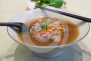 Delectable Beef Pho, a Popular Vietnamese Noodle Soup