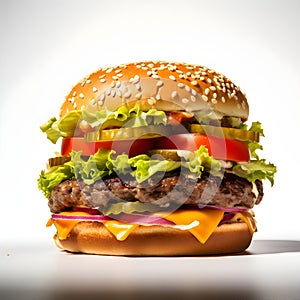 Delectable Delicious Handcrafted Burger
