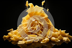 Delectable Pasta cheese. Generate Ai