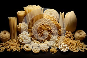 Delectable Pasta handmade. Generate Ai