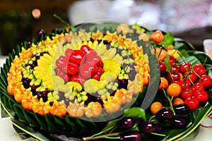 Deletable imitation fruits ,Thai Dessert