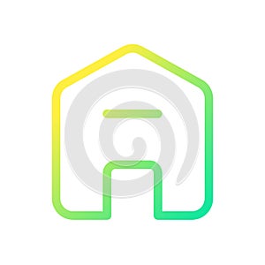 Delete address pixel perfect gradient linear ui icon