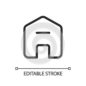 Delete address pixel perfect linear ui icon