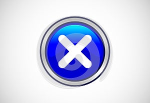 Delete button trash can, bin symbol. Delete web icon vector illustration